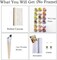 Paint By Number Floral Kit for Adults Beginners – DIY Acrylic Flower Canvas Painting Set for Home Wall Art Decor, 16x20 Inch (Without Frame)
